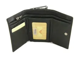 Кошелек кожаный женский Giorgio Armani GA-382 Black