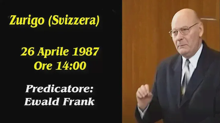 ZURIGO (SVIZZERA) 26 APRILE 1987 - EWALD FRANK