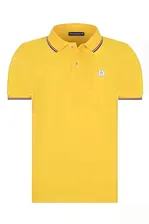 Футболка с воротником и логотипом Giorgio Di Mare, желтый 20405-YELLOW-8037 | жълт
