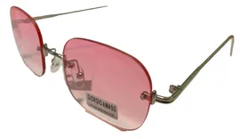 Очки солнцезащитные женские металл LB Giorgio Amass GRA003 20-143 C4 серебряные