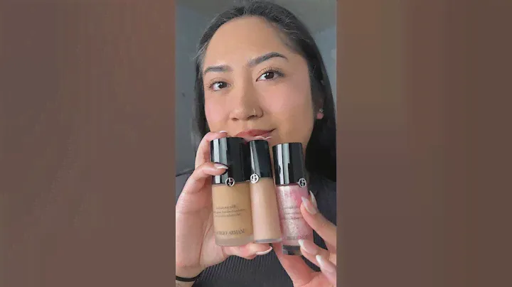 Armani Beauty Full Coverage Foundation Routine || Giorgio Armani , Luxury Makeup