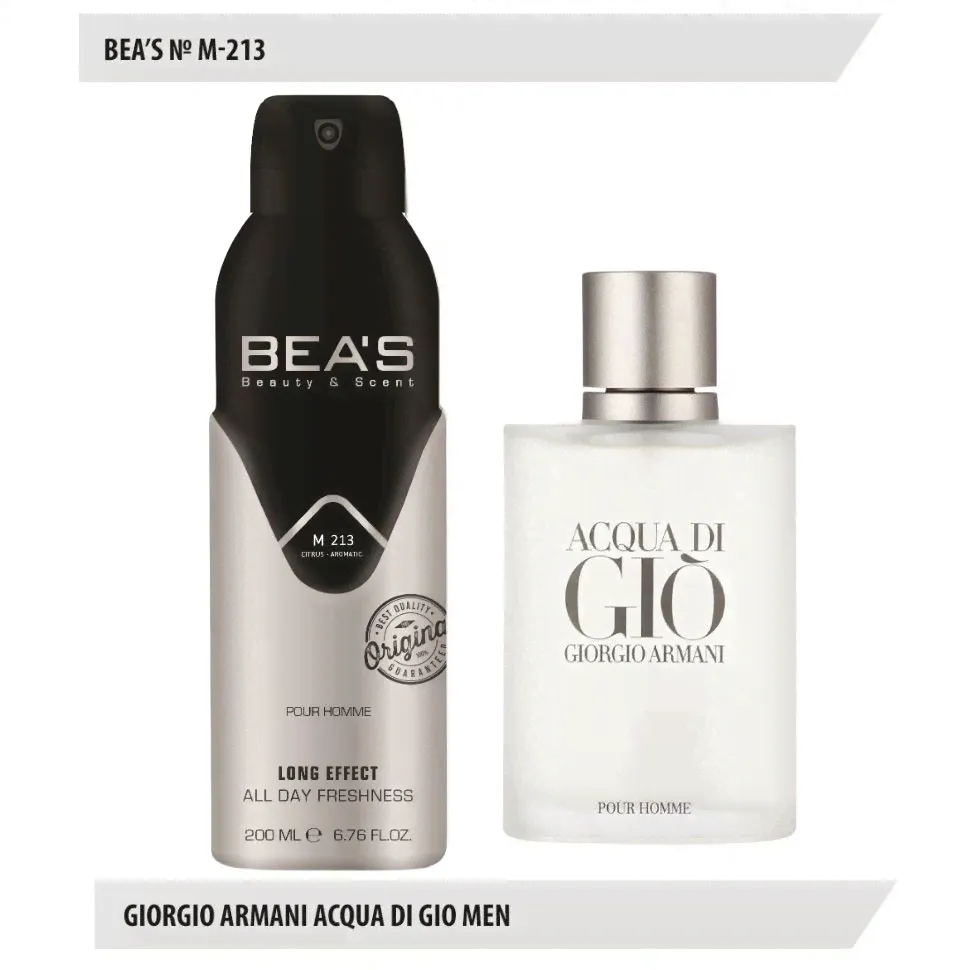 Дезодорант Beas Giorgio Armani Acqua Di Gio Men 200 ml арт. M 213-0
