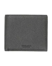 Мужской черный бумажник GIORGIO ARMANI кожа