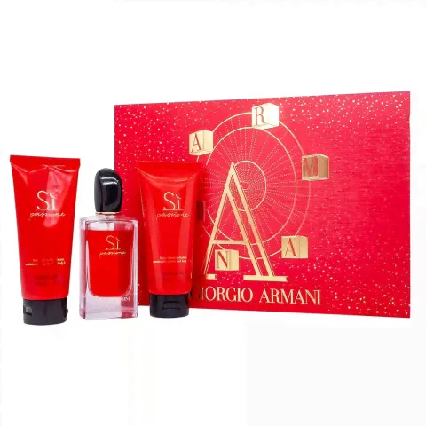 Подарочный набор Giorgio Armani Si Passion, 3в1